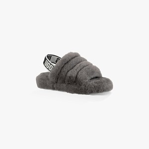 Ugg Fluff Yeah Tofflor Barn Grå (215687CKV)